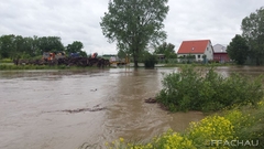 Bild: Feuerwehr Achau im Hochwasser Einsatz