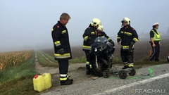 Bild: Motorrad Bergung nach Unfall - B16