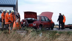 Bild: Verkehrsunfall auf der B11, Nösiwag Kreuzung.