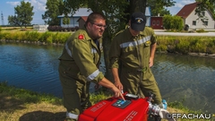 Bild: Löschwasserförderung - Tragkraftspritze, LFA-W, RLFA-2000