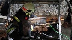 Bild: Technische Übung - Verschiedene Einsatzmittel