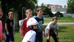 Bild: Volkschule Achau bei der Feuerwehr