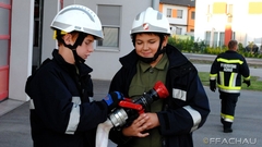 Bild: Saisonbeginn der Feuerwehrjugend: Hohlstrahlrohr