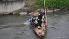 Bild: Wasserdienstübung mit Schadstoffübung