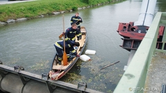 Bild: Wasserdienstübung mit Schadstoffübung