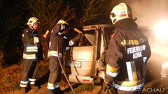 Bild: Fahrzeug in Vollbrand
