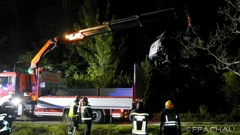 Bild: Fahrzeug in Vollbrand