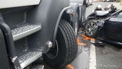 Bild: Verkehrsunfall im Ortsgebiet - B11