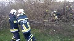 Bild: Verkehrsunfall mit Menschenrettung - B16