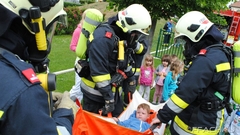 Bild: Übung Kindergarten Achau