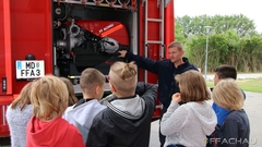 Bild: Besuch, 4. Klasse, VS Achau bei der Feuerwehr-2018