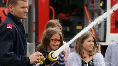 Bild: Besuch, 4. Klasse, VS Achau bei der Feuerwehr-2018