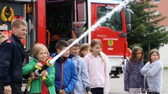 Bild: Besuch, 4. Klasse, VS Achau bei der Feuerwehr-2018