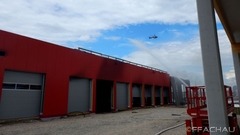 Bild: Lagerhallenbrand in Münchendorf