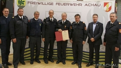 Bild: Festsitzung 145 Jahre Feuerwehr & 35 Jahre FJ Achau