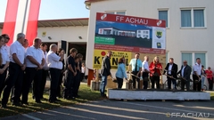 Bild: Wandertag – Sicherheitstag und Spatenstich für den Feuerwehrhaus Zubau in Achau