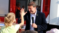 Bild: Wandertag – Sicherheitstag und Spatenstich für den Feuerwehrhaus Zubau in Achau