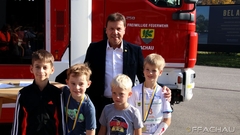 Bild: Wandertag – Sicherheitstag und Spatenstich für den Feuerwehrhaus Zubau in Achau