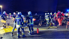 Bild: T2 - VU mit 1 eingeklemmten Person