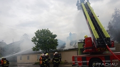 Bild: B3 - Dachstuhlbrand mitten im Ort