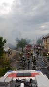 Bild: B3 - Dachstuhlbrand mitten im Ort