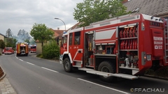 Bild: B3 - Dachstuhlbrand mitten im Ort