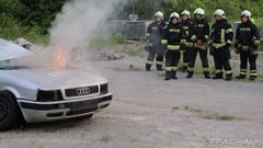 Bild: B2 - Fahrzeugbrand Übung