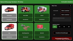 Bild: Neues Touch-Terminal für die Fahrzeugverwaltung